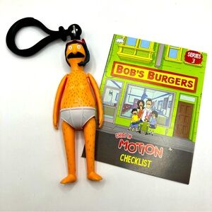 Bob's Burgers Scuba Bob Chibi in Motion Keychain Figure Bag Clip